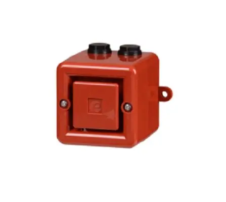 Produktfoto 1 von e2s A100 Elektronischer Signalgeber IP66 24 →260 V 64-Ton ±3dB Rot, Weiß