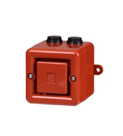 e2s A100 Elektronischer Signalgeber IP66 10 →60 V 64-Ton 110dB Rot, Weiß