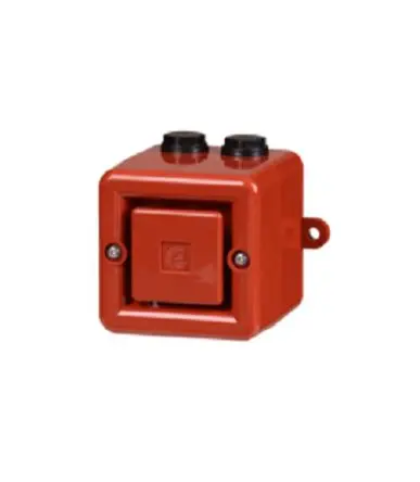 e2s A100SONTEL Elektronischer Signalgeber IP66 48V 3-Ton 3 dB @ 1m, Grau, Weiß, Rot Wechselstrom/Gleichstrom