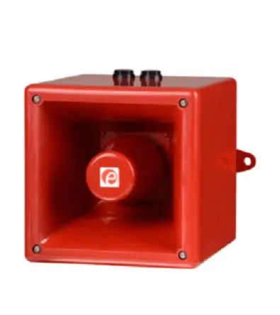 Produktfoto 1 von e2s A121 Elektronischer Signalgeber IP66 240V 45-Ton 3 dB @ 1m, Rot AC