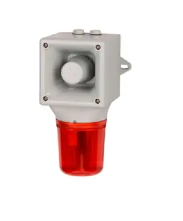 Produktfoto 1 von e2s AB105LDA LED, Filament/Warnsummer, Umdrehung, Dauer-Licht LED-Signalleuchte 230V Gelb, Blau, Klar, Grün, Rot, Gelb