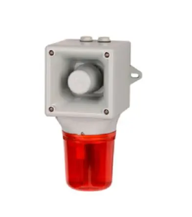 Produktfoto 1 von e2s AB105LDA LED, Filament/Warnsummer, Umdrehung, Dauer-Licht LED-Signalleuchte 230V Gelb, Blau, Klar, Grün, Rot, Gelb