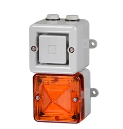 Produktfoto 1 von e2s AL100SONTEL Xenon Blink-Licht ragbare Signalleuchte/Sirene für Telefon Gelb, Blau, Klar, Grün, Matt, Rot, Gelb, 230
