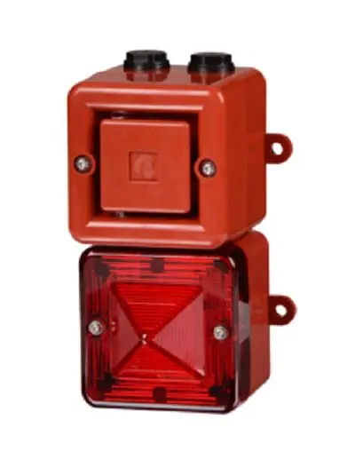 Produktfoto 1 von e2s AL100X Xenon Blink-Licht Alarm-Signalleuchte Orange, 230 V