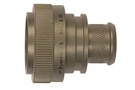 Produktfoto 1 von Amphenol Limited M85049 Rundsteckverbinder Rückgehäuse, Gerade, Gr. 19 mm, für MIL-DTL-38999 Serie III und IV,