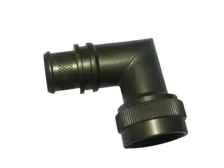 Produktfoto 1 von Amphenol Limited M85049 Rundsteckverbinder Rückgehäuse, gewinkelt, Gr. 9 mm, für MIL-DTL-38999 Serie III und IV,