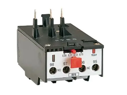 Produktfoto 1 von Lovato 11RF9 Thermisches Überlastrelais, / 0.33A, 690V / 330mA 3P, 94.2 mm x 9.8mm