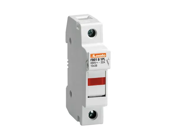 Produktfoto 1 von Lovato Sicherungshalter FB für 10 x 38mm Sicherungen 32A 690V ac 1-polig