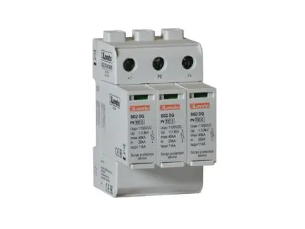 Lovato, Überspannungsschutz, 1-phasig, 3.8 kV 40 kA DIN-Hutschiene Type 2 SG2DG
