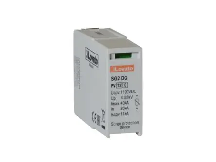 Produktfoto 1 von Lovato, Ersatzkartusche, 1-phasig 40 kA DIN-Hutschiene SG SGX