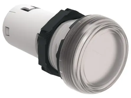 Produktfoto 1 von Lovato Anzeigelampe LPML 12V Klar, Ausschnitt-Ø 22 mm LED Ring Rund IP66, IP67, IP69K Schraube