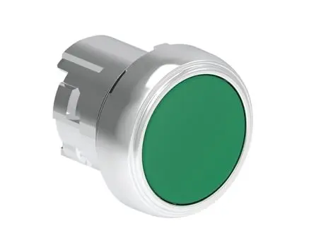 Produktfoto 1 von Lovato Platinum Druckschalter Ø 29.5 mm, Grün Tastend Glatt, IP66