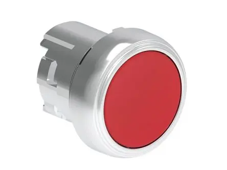 Produktfoto 1 von Lovato Platinum Drucktastenkopf Ø 22.5 mm, Rot Federrückstellung Federrückstellung UL 508, IEC, EN, BS, CSA Glatt, IP66