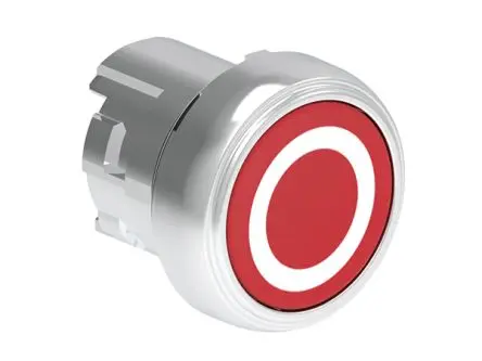 Produktfoto 1 von Lovato Platinum Druckschalter Ø 22 mm, Rot Tastend IEC, DE Glatt, IP66