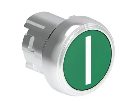 Produktfoto 1 von Lovato Platinum Druckschalter Ø 22 mm, Grün Federrückstellung BS, UL, CSA, IEC, DE Glatt, IP66