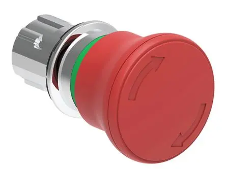 Produktfoto 1 von Lovato LPSB664 Not-Aus-Drucktaster, Adapter, Ø 22 mm, Rot IP67, IP69K, IP66, Drehentriegelung