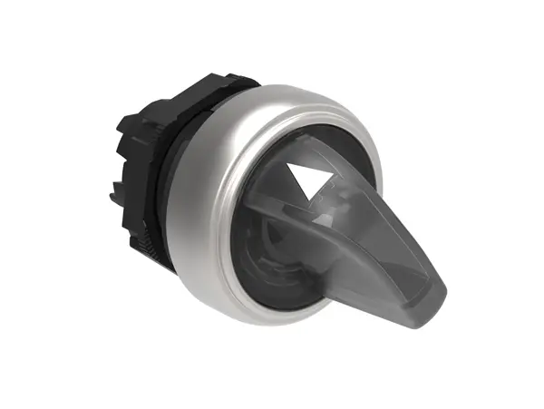 Produktfoto 1 von Lovato LPCSL12 Wählschalterkopf Beleuchtet Weiß 2-Positionen 22mm