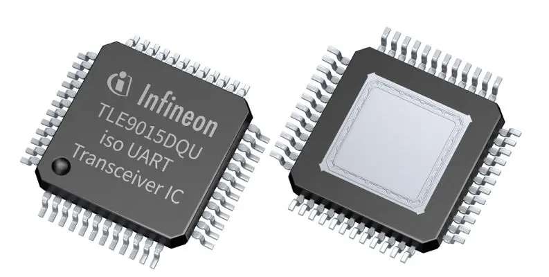 Produktfoto 1 von Infineon Akkuladesteuerung-IC, TQFP 48-Pin, 45 V 45 V Eingang 3.6 V Ausgang 5 mA