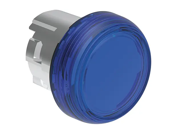 Produktfoto 1 von Lovato Platinum Drucktastenkopf Ø 29.5 mm, Blau BS, CSA, IEC, DE, UL Rund, IP66