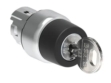 Produktfoto 1 von Lovato LPSS32 Schlüsselschalterkopf 22.5 mm 3 Positionen IP67, IP69K, IP66