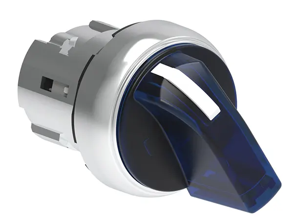 Produktfoto 1 von Lovato LPSSL12 Wählschalterkopf Blau 2-Positionen 22mm