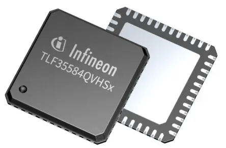 Produktfoto 1 von Infineon Akkuladesteuerung-IC, PG-VQFN 48-Pin, 40 V 40V Eingang 3.3V, 5 V Ausgang 600 mA