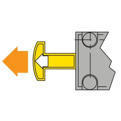 Produktfoto 1 von ABB Kontakt Stahl, für AM2-Schränke, IS2-Gehäuse IS2 50 mm 50mm