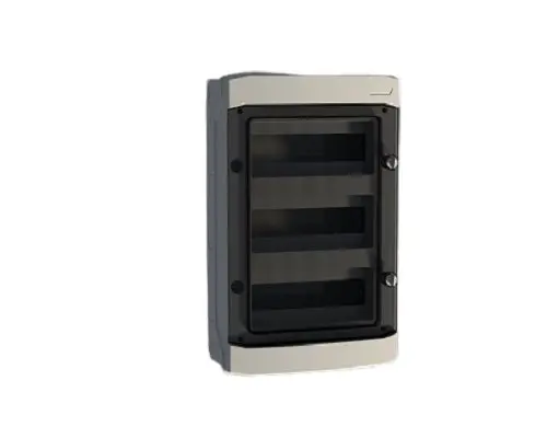 Produktfoto 1 von Fibox MCE65 36M; Universalgehäuse; Polycarbonat; RAL 7035; IK08 IP65 Breite 319 mm Höhe 535 mm Länge 144 mm