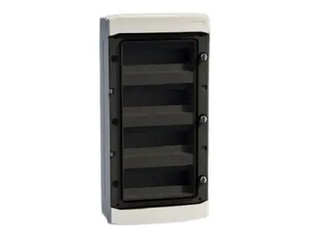 Produktfoto 1 von Fibox MCE65 48M; Universalgehäuse; Polycarbonat; Silbergrau, Deckel: Transparent; IK08 IP65 Breite 319 mm Höhe 664 mm