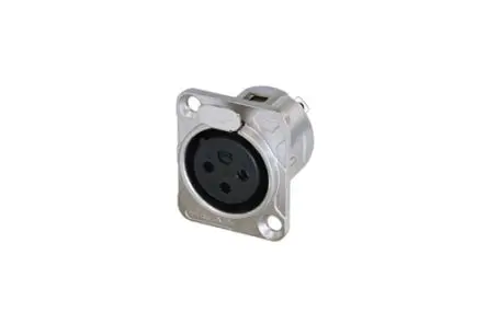 Produktfoto 1 von Re-An Products Gerade 3-polig Steckhülse Buchse Zinn Silber XLR-Steckverbinder