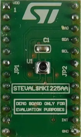 Produktfoto 1 von STMicroelectronics STEVAL-MKI225A LPS28DFW-Adapterplatine, Evaluierungsplatine Entwicklungstool Sensor, Bewegungssensor