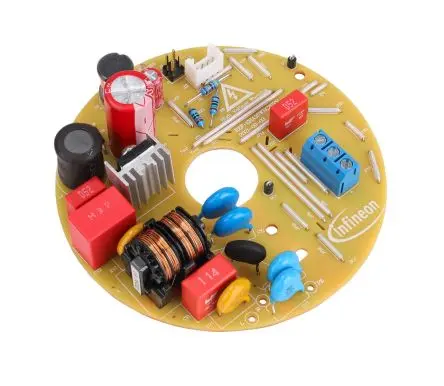 Produktfoto 1 von Infineon Evaluierungsplatine, REF-SHA35WRC2SYS 3-Phasen-Motorantrieb, für IKN03N60RC2, IMD112T, IRS44273L