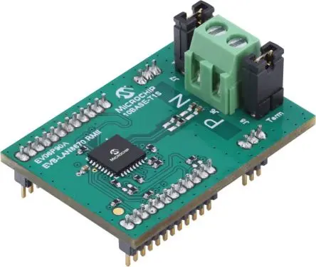 Produktfoto 1 von Microchip 10BASE-T1S Ethernet PHY Transceiver LAN8670 RMII Evaluierungsplatine Evaluierungskit Evaluierungskit für SAM