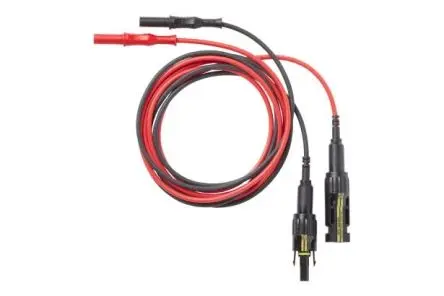 Produktfoto 1 von Fluke Messleitung 20A Stecker/Buchse / Stecker, Rot, Schwarz 1.5 m, 1 kV ac/dc, 600V ac/dc