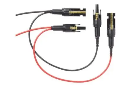 Produktfoto 1 von Fluke Messleitung 20A Stecker/Buchse, Rot, Schwarz 0.9 m, 1 kV ac/dc, 600V ac/dc