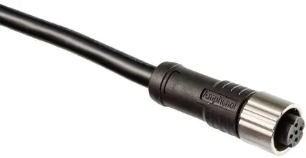 Produktfoto 1 von Amphenol Industrial X-LOK Miniature Rundsteckverbinder Buchse 8-polig 16A Kabel IP68