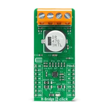 Produktfoto 1 von MikroElektronika VNHD7008AY Evaluierungsplatine, H-Bridge 6 Click Motortreiber, für VNHD7008AY