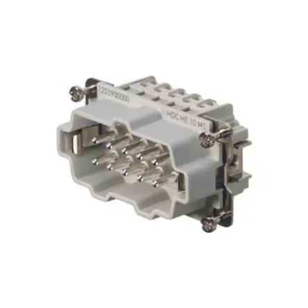 Produktfoto 1 von Weidmüller HE Kontakteinsatz Stecker, 10-polig 16A, Kabel, Steckverbindereinsatz