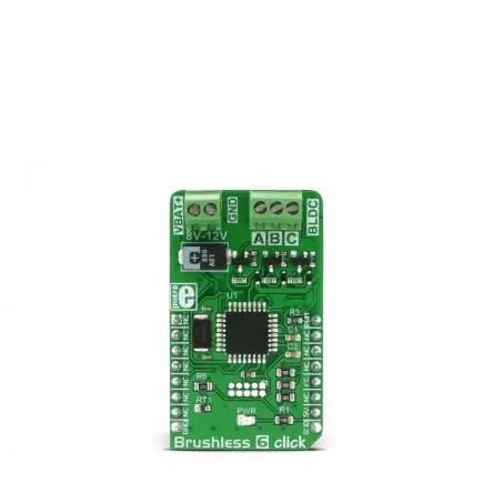 Produktfoto 1 von MikroElektronika ATmega8A Entwicklungswerkzeug für Motoren und Robotik, Brushless 6 Click Bürstenloser Gleichstrommotor,