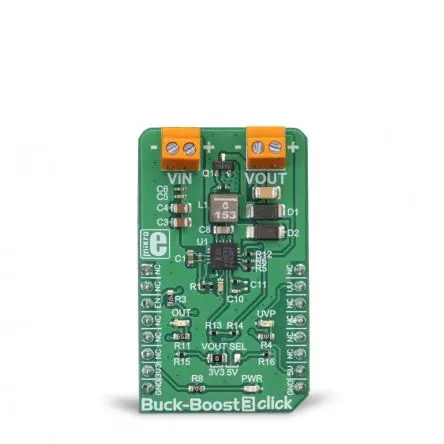 Produktfoto 1 von MikroElektronika ISL85403 Entwicklungsbausatz Spannungsregler, Buck-Boost 3 Click Buck-Boost-Konverter