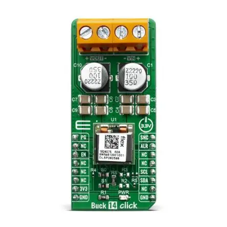 Produktfoto 1 von MikroElektronika BMR4613001 Entwicklungsbausatz Spannungsregler, Buck 14 Click Abwärtswandler