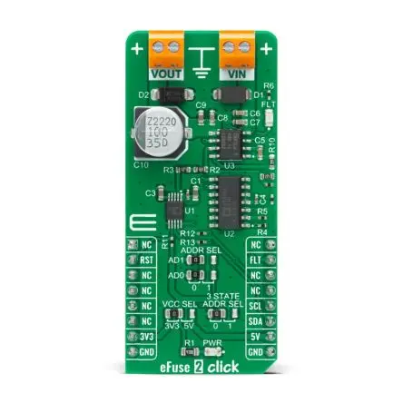 Produktfoto 1 von MikroElektronika TPS259631 Entwicklungsbausatz Spannungsregler, EFuse 2 Click Energieverwaltung
