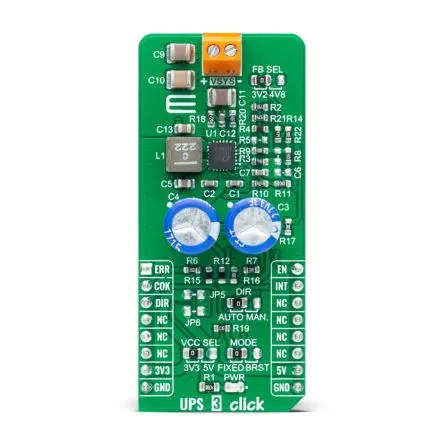 Produktfoto 1 von MikroElektronika LTC3110 Entwicklungsbausatz Spannungsregler, UPS 3 Click Akkuladegerät