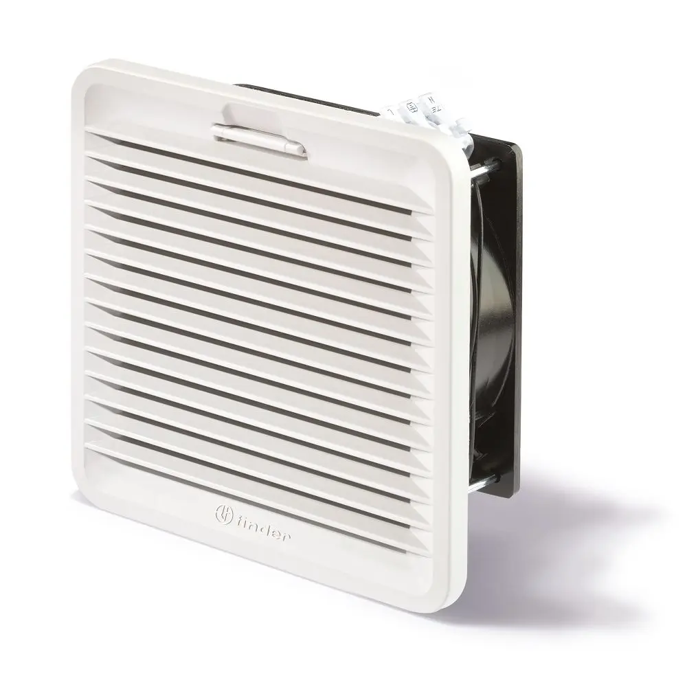 Finder AC Filterlüfter, 75dB(A), 230 V AC, 17W, 400/440m³/h, 320 x 320mm, IP59
