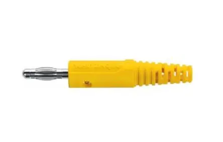 Produktfoto 1 von Schutzinger 4 mm Rot Bananenstecker, Kontakt Nickel, 30 V ac, 70V dc 32A Lot