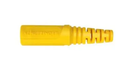 Produktfoto 1 von Schutzinger 4 mm Buchse Blau Bananensteckerkupplung, Kontakt Nickel, 60V ac/dc 10A Lot