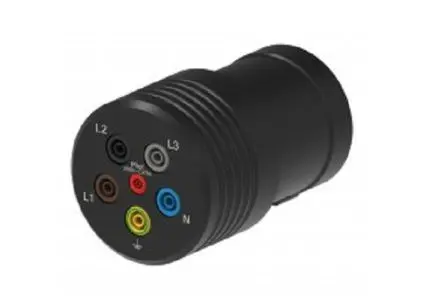 Produktfoto 1 von Schutzinger Prüfsteckverbinder-Adapter Schwarz Buchse Messing Nickel 415V