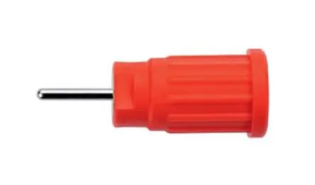 Produktfoto 1 von Schutzinger Stecker Grün Buchse für Laborstecker, Kontakt Nickel, 1kV 24A Einpressen