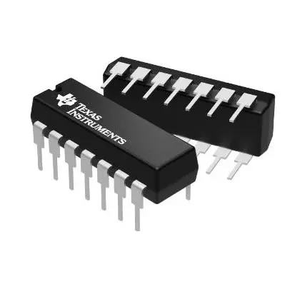 Produktfoto 1 von Texas Instruments Logikgatter, 4-Elem., NOR, CMOS, 5.2 mA, 14-Pin, PDIP, 2 Schmitt-Trigger-Eingang
