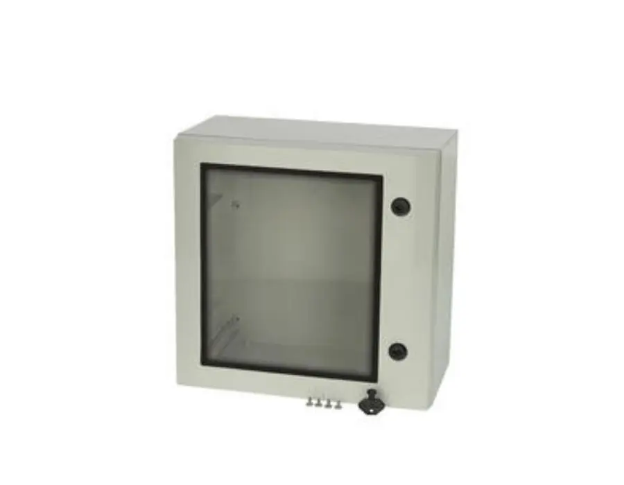 Produktfoto 1 von Fibox ARCA 303021W Polycarbonat Wandanschlusskasten Hellgrau IP66 Transparente Tür, HxBxT 300 mm, 300 mm x 210 mm